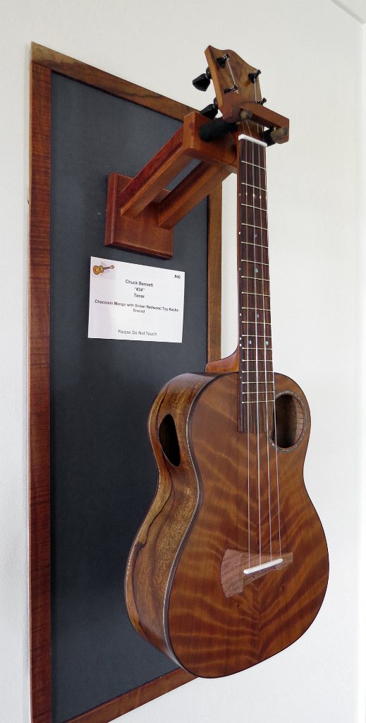 40 - Chuck Bennett's chocolate mango and sinker redwood tenor ukulele