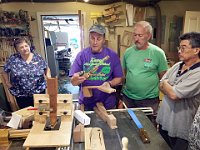 09 Bob Gleason did a quick demo on consistent shaping of headstocks and neck heels